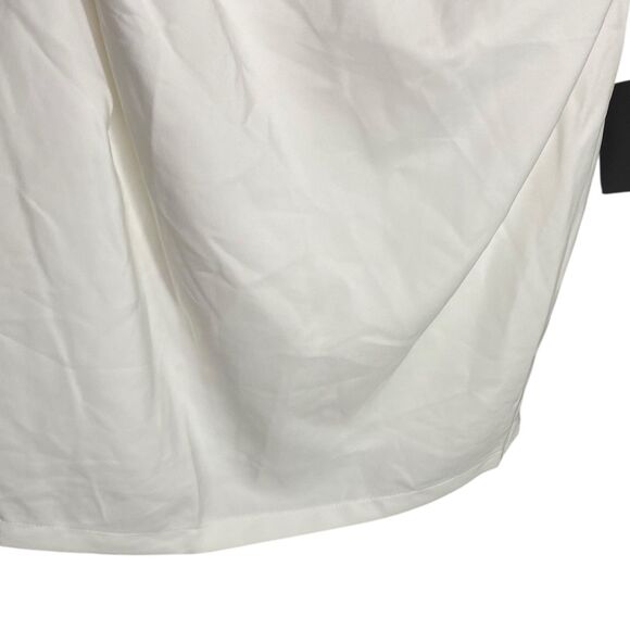 Lulus Mini Dress Womens M White Strapless Bodycon Ruched Sexy Festive Occasion - Picture 5 of 14